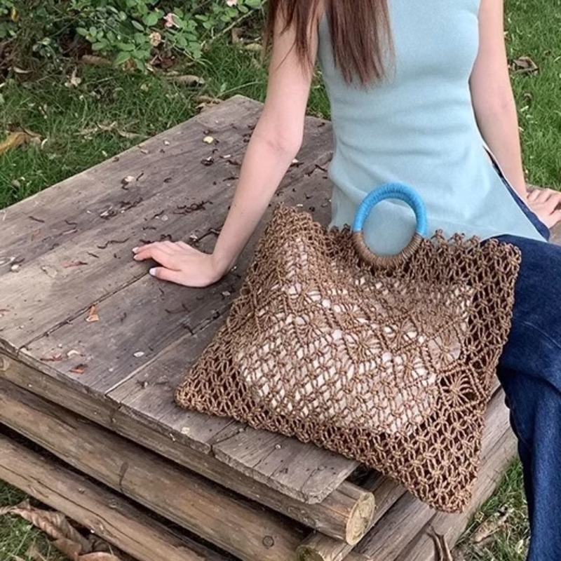 Boho-Tragetasche aus gewebtem  – Tote Bag Beach Bewertung und Preis