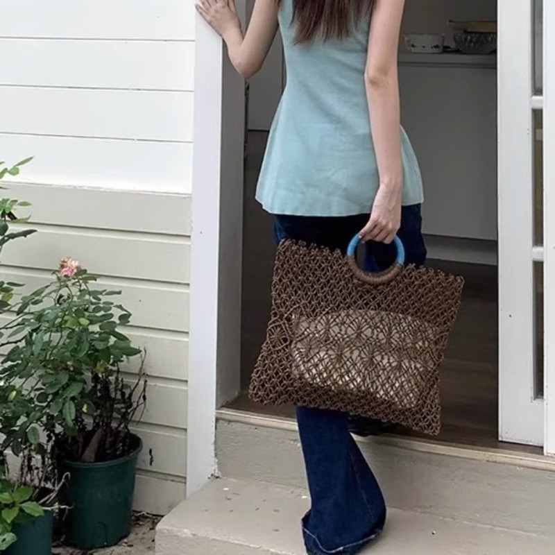 Boho-Tragetasche aus gewebtem  – Tote Bag Beach Bewertung und Preis