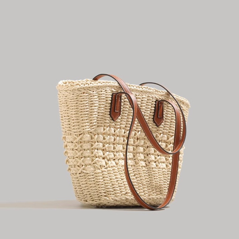 Extra große faltbare Strohtasc – Tote Bag Beach Bewertung und Preis