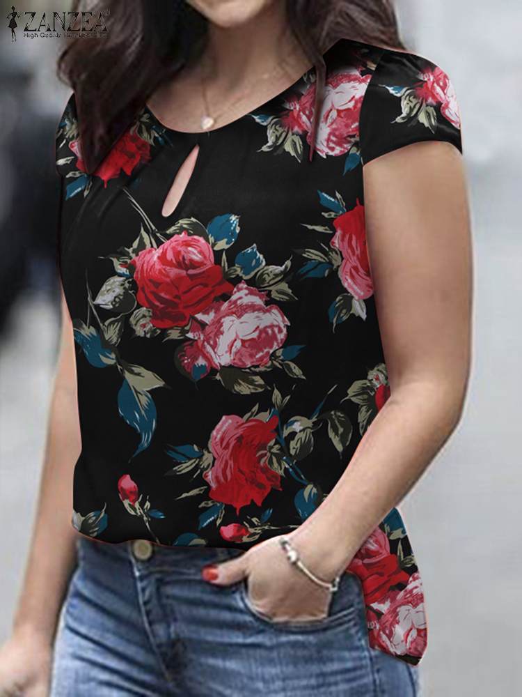 ZANZEA Sommer Bohemian Kurzarm – Romper Floral Print Bewertung und Preis