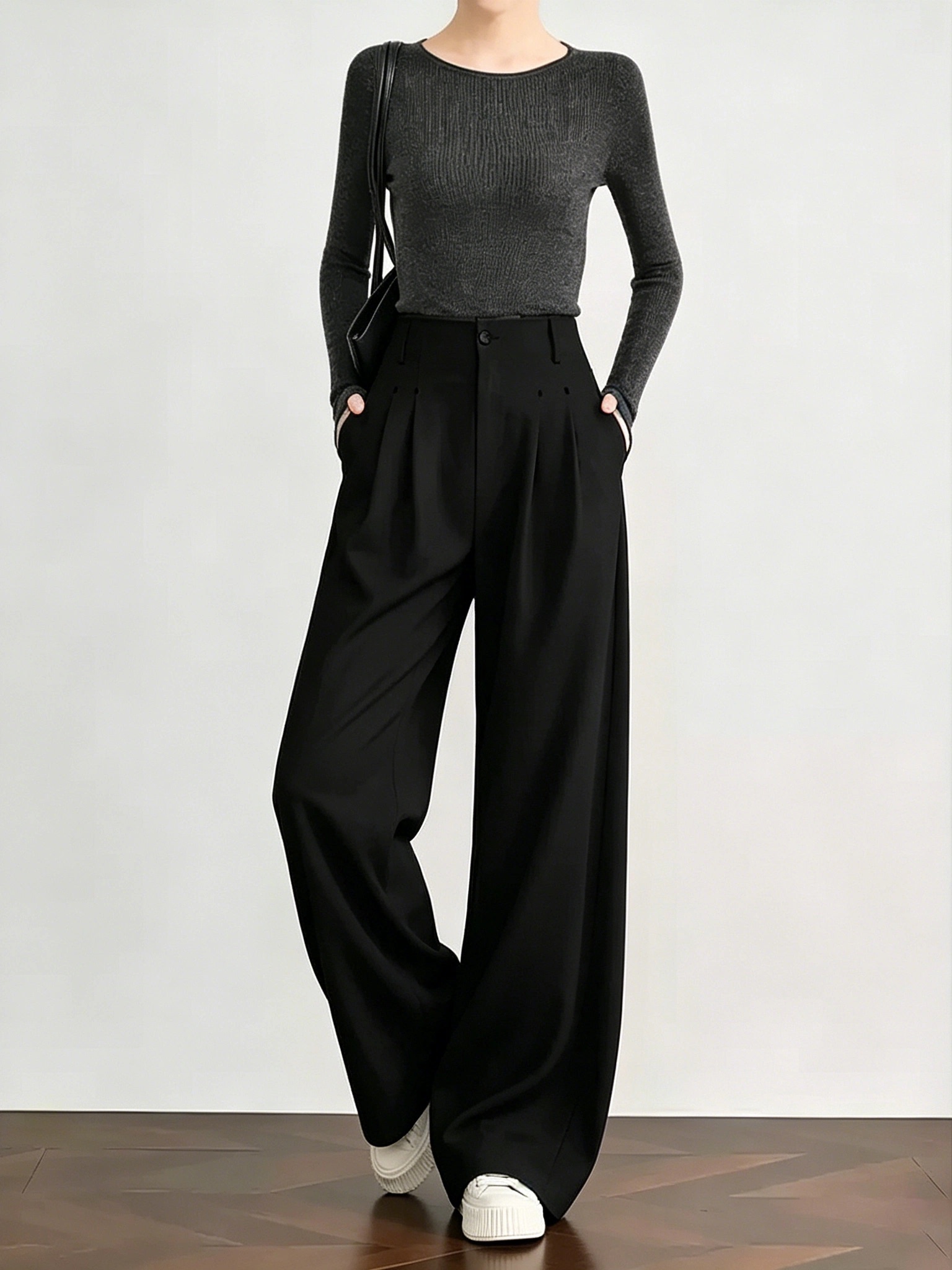 Hochgeschnittene Leinenhose mi – Linen Pant Wide Bewertung und Preis