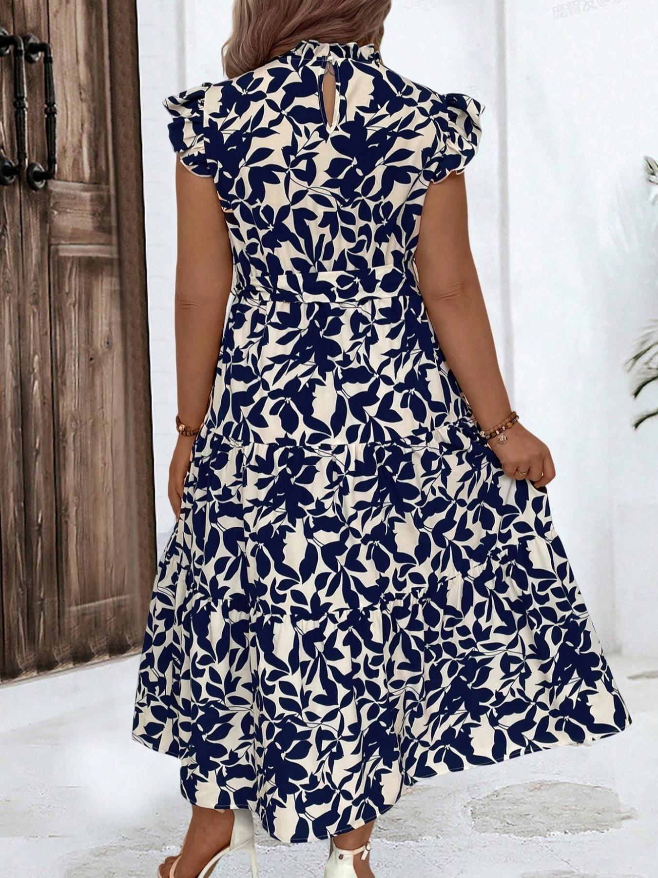 Plus Size Blumendruck, gerüsch – Romper Floral Print Bewertung und Preis