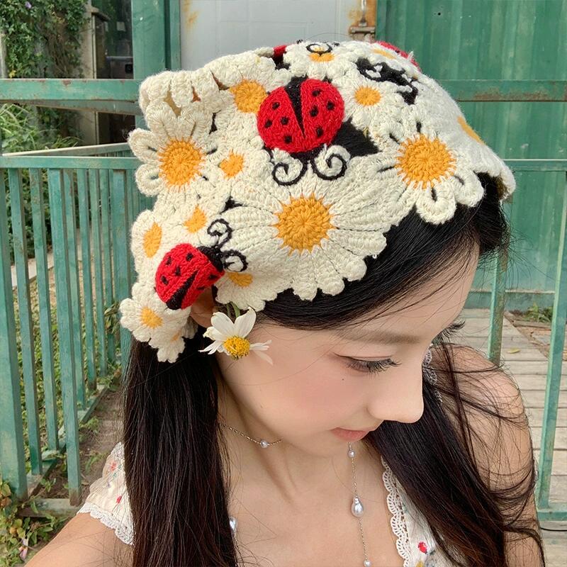 Koreanische Süße Nette Handgem – Headband Summer Knit Bewertung und Preis