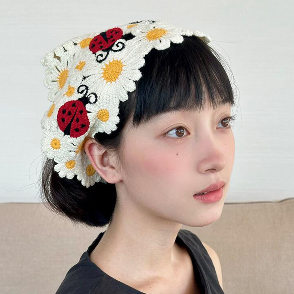 Koreanische Süße Nette Handgem – Headband Summer Knit Bewertung und Preis